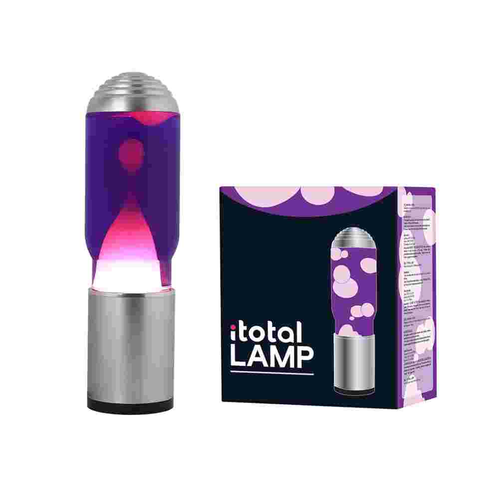 Lavalampe A.D.A. violett/silber
