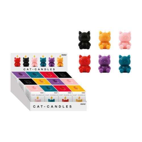 Scented CAT candle, sort.