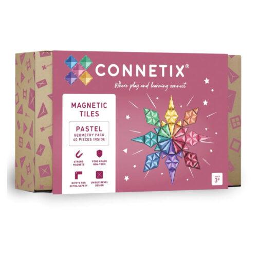 Connetix Magnetbausteine Pastel Geometry Pack - 40 Teile