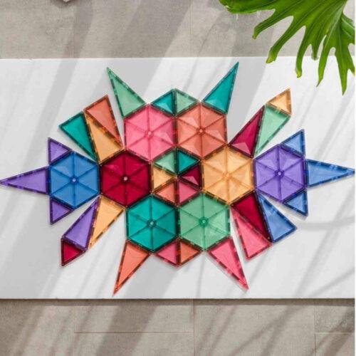 Alternative view of Connetix Magnetbausteine Pastel Geometry Pack - 40 Teile