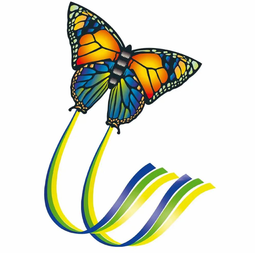 Einleinerdrachen Butterfly 63x95cm Polyester