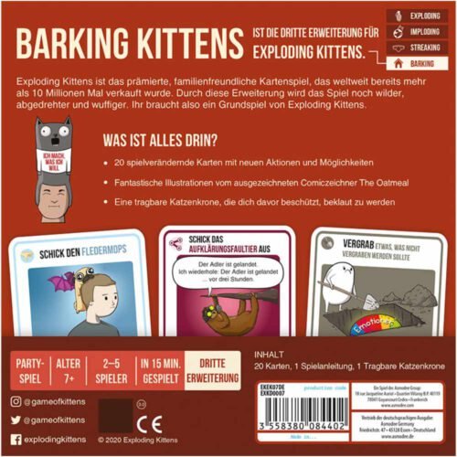 Exploding Kittens – Barking Kittens – Bild 3
