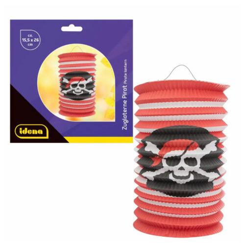 Idena Zuglaterne Piraten 15,5x26cm