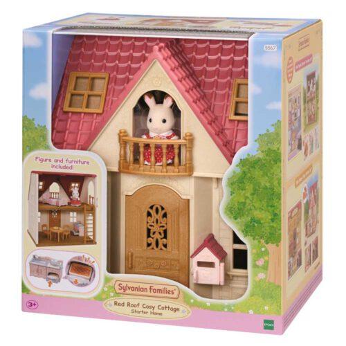 Sylvanian Families: New Red Roof Cosy Cottage Starter Haus