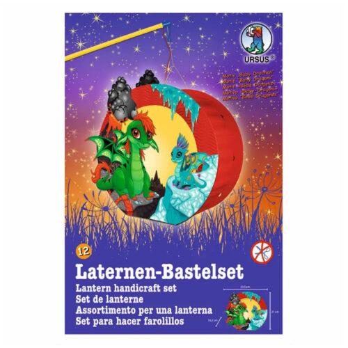 URSUS Laternen Bastelset Easy Line Baby Drachen