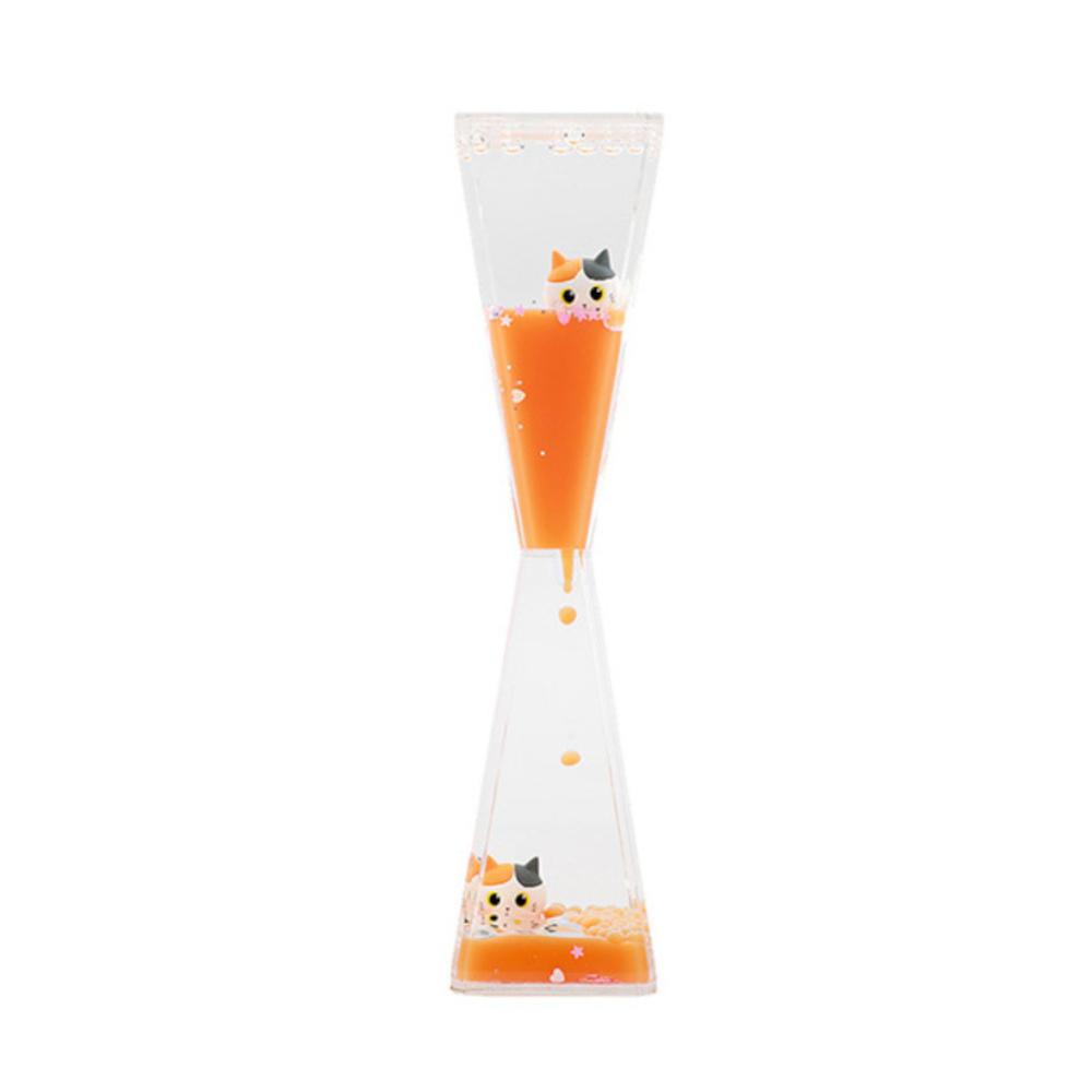 Liquid Hourglass ORANGE CAT
