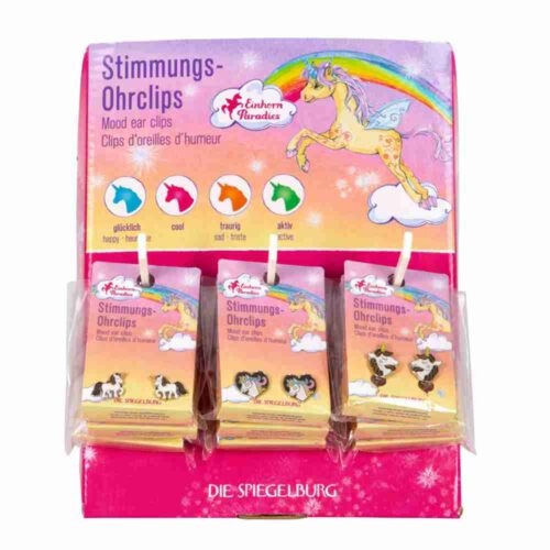 Stimmungs-Ohrclips Einhorn-Paradies